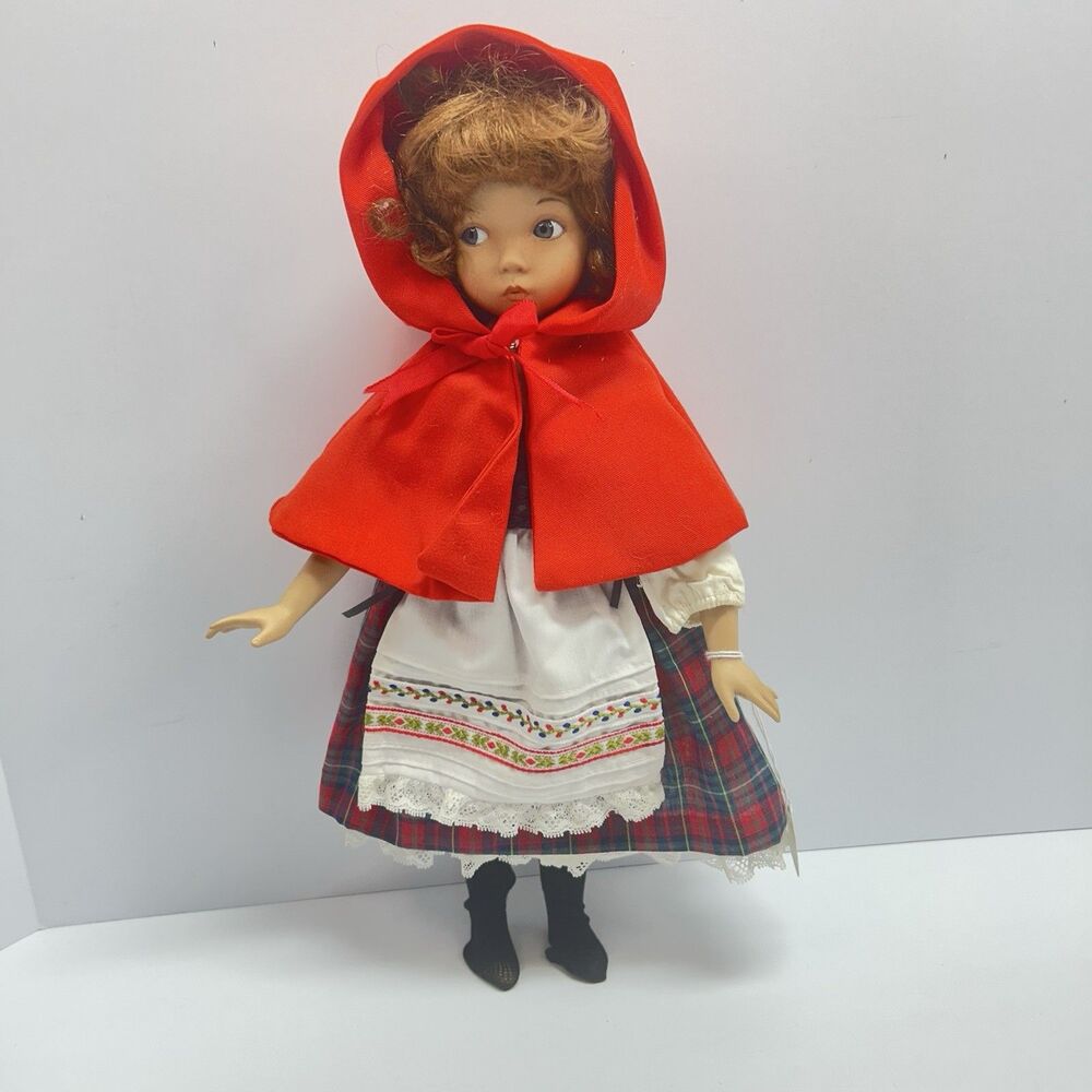 vintage 1988 "Little Red Riding Hood" porcelain doll